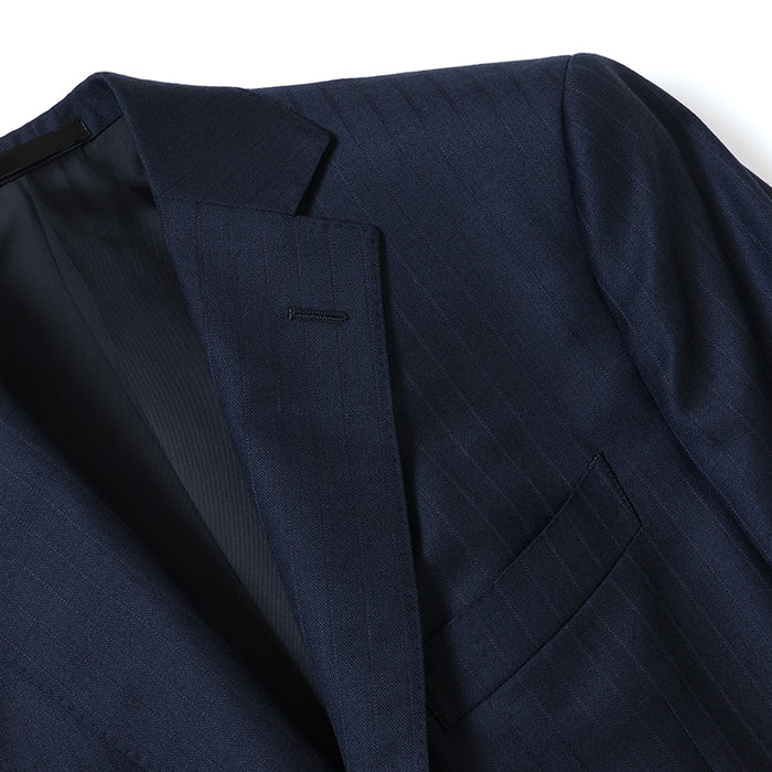 ゼニア”ELECTA”カラーストライプスーツ【Made in Japan】 – Mitsumine