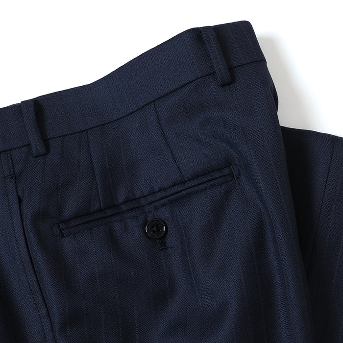 ゼニア”ELECTA”カラーストライプスーツ【Made in Japan】 – Mitsumine