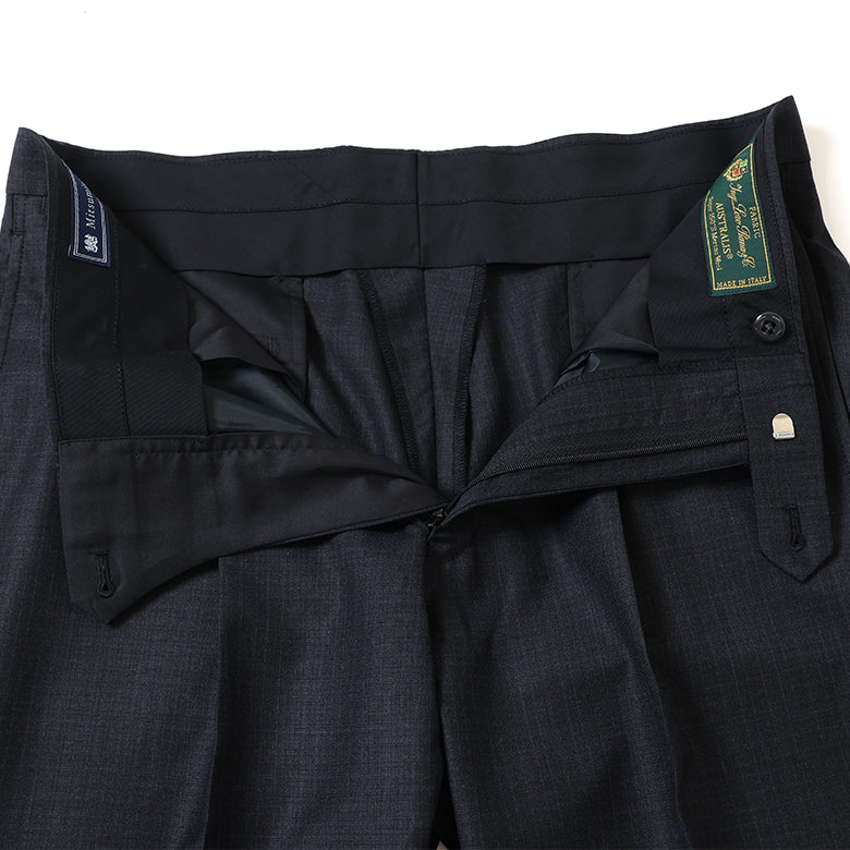 ロロピアーナ150’Sチェックスーツ【Made in Japan】