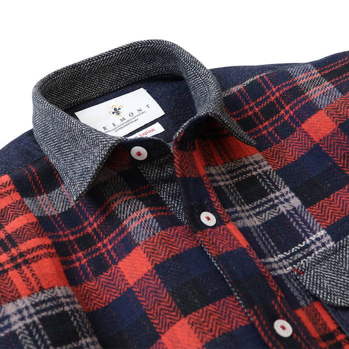 断*離様 ヒスミニ パッチワークシャツ新品タグ付き 断*離様 ヒスミニ パッチワークシャツ新品タグ付き 断*離様 ヒスミニ