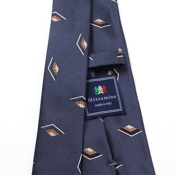 ダイヤ小紋ネクタイ【Made in Italy】