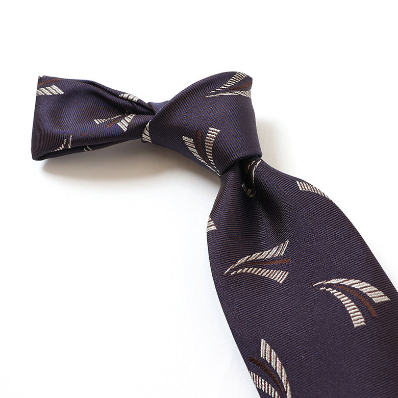 幾何学小紋ネクタイ【Made in Italy】