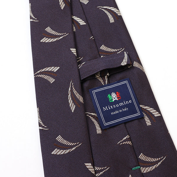 幾何学小紋ネクタイ【Made in Italy】