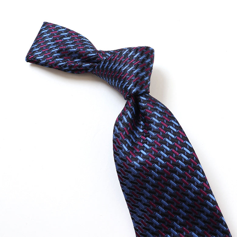 カラー幾何学ネクタイ【Made in Italy】