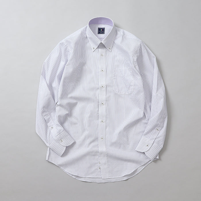 ストライプボタンダウン衿裏別布シャツ【Made in Japan】 – Mitsumine