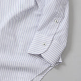 ストライプボタンダウン衿裏別布シャツ【Made in Japan】