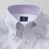 ストライプボタンダウン衿裏別布シャツ【Made in Japan】