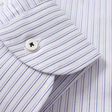 ストライプボタンダウン衿裏別布シャツ【Made in Japan】