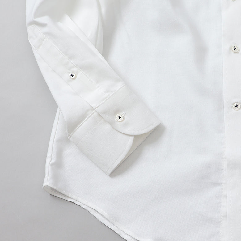 オックス無地ボタンダウンシャツ【Made in Japan】