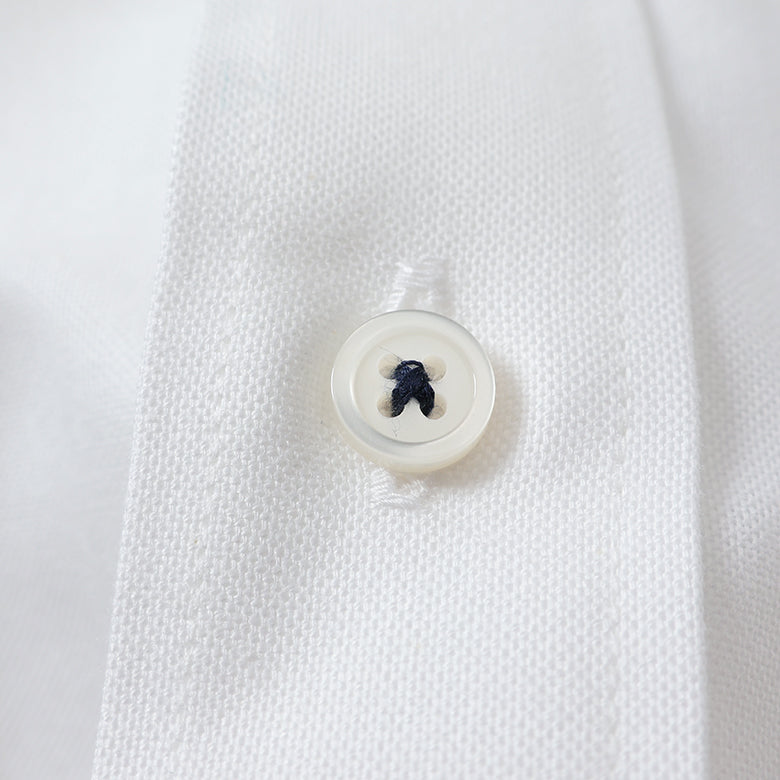 オックス無地ボタンダウンシャツ【Made in Japan】