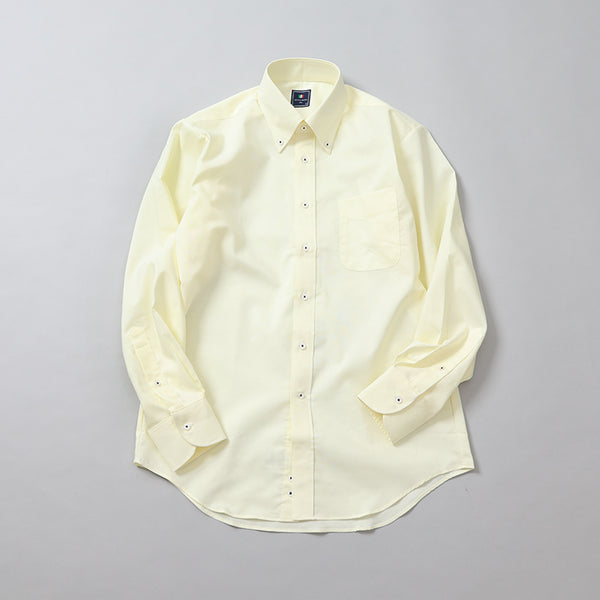 オックス無地ボタンダウンシャツ【Made in Japan】