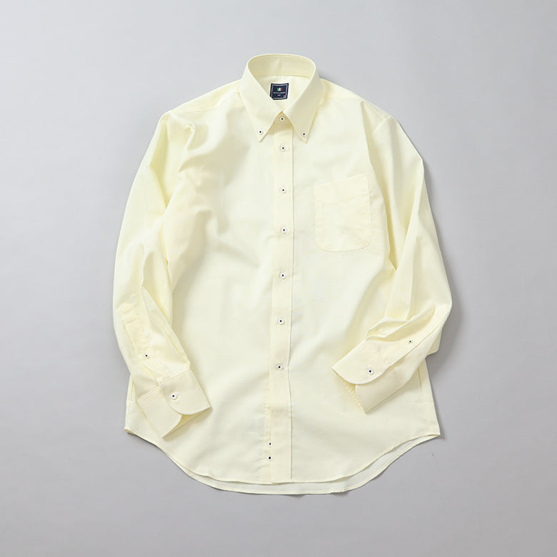 オックス無地ボタンダウンシャツ【Made in Japan】