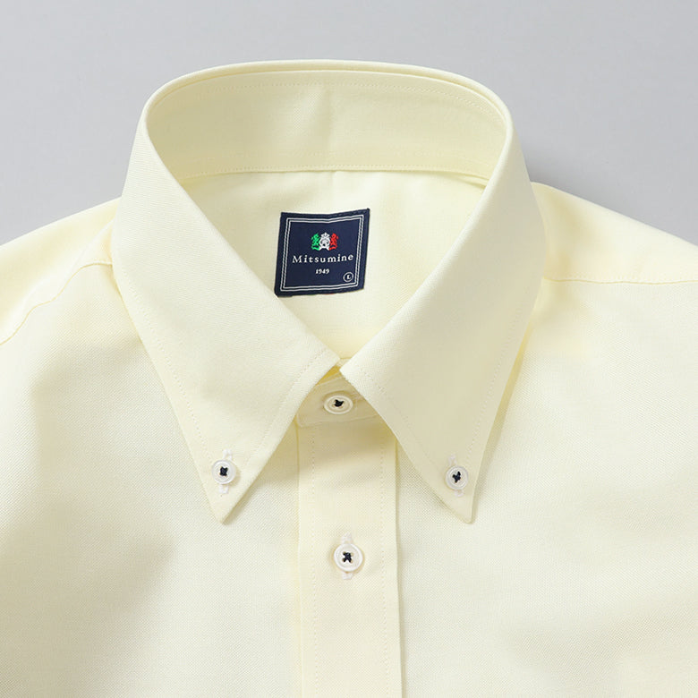 オックス無地ボタンダウンシャツ【Made in Japan】