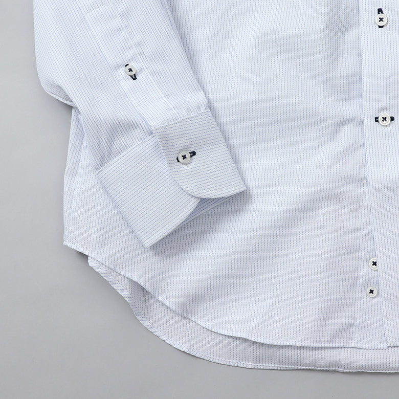 刺し子ボタンダウンシャツ【Made in Japan】