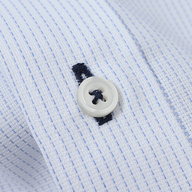 刺し子ボタンダウンシャツ【Made in Japan】