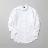 ツイル無地セミワイドシャツ【Made in Japan】