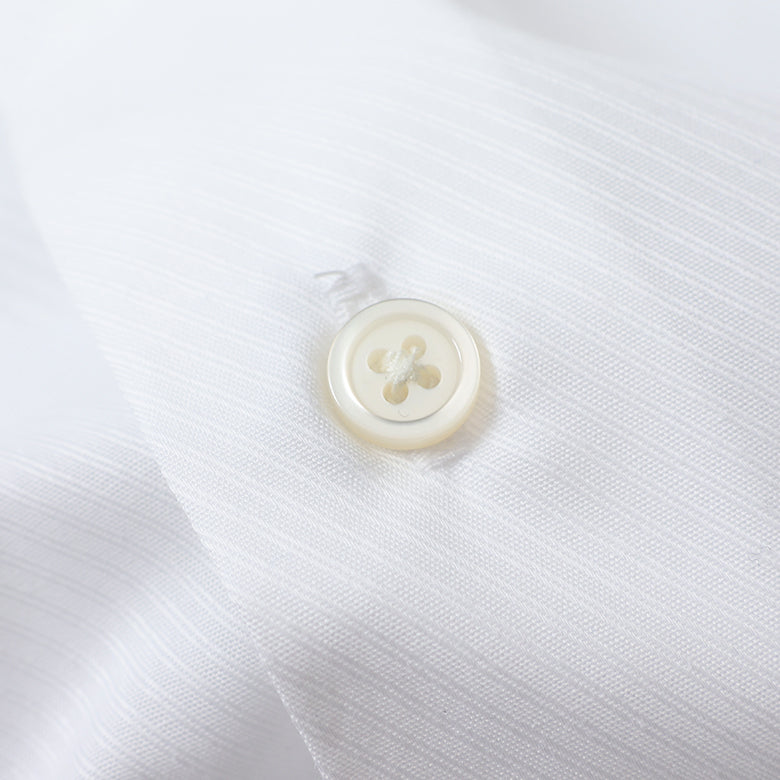ツイル無地セミワイドシャツ【Made in Japan】