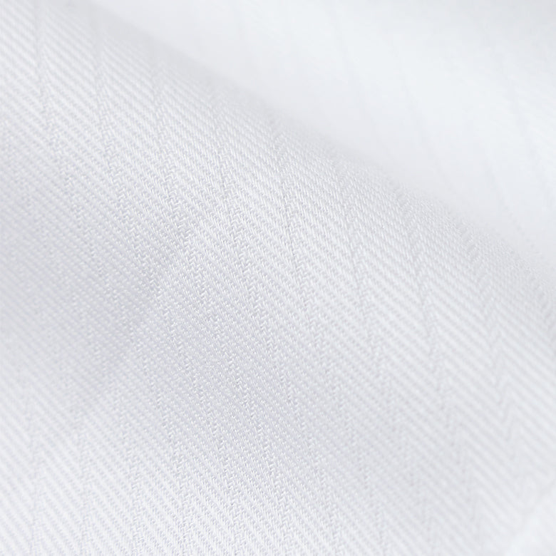 織りストライプセミワイドシャツ【Made in Japan】