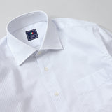 ストライプセミワイドシャツ【Made in Japan】