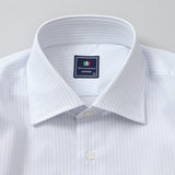 ストライプセミワイドシャツ【Made in Japan】