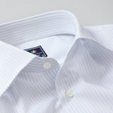 ストライプセミワイドシャツ【Made in Japan】