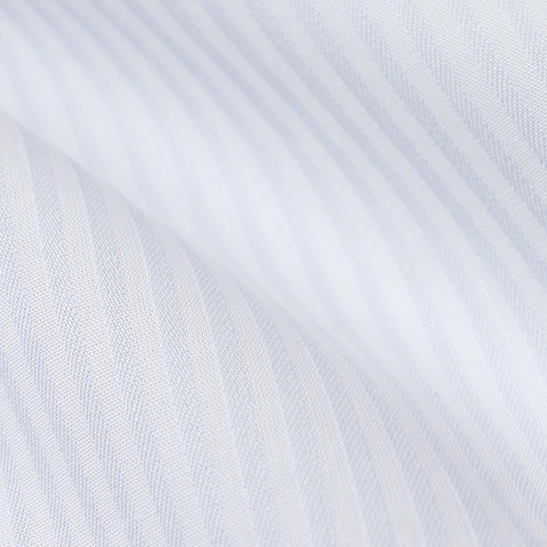 ストライプセミワイドシャツ【Made in Japan】