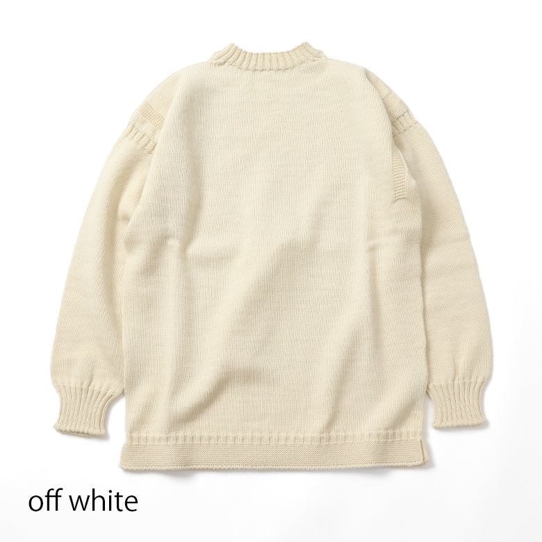 GUERNSEY WOOLLENS クルーネックニット【Made in GBR】