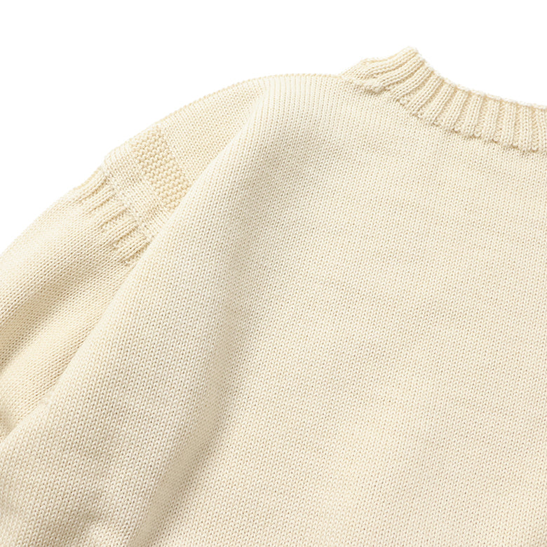 GUERNSEY WOOLLENS クルーネックニット【Made in GBR】