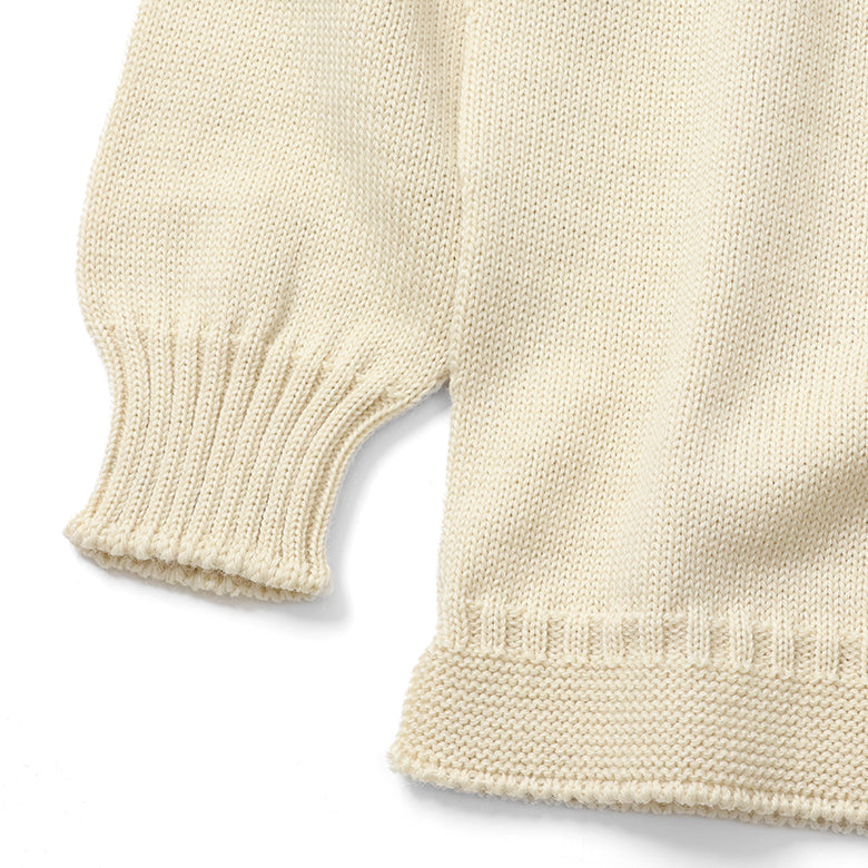 GUERNSEY WOOLLENS クルーネックニット【Made in GBR】