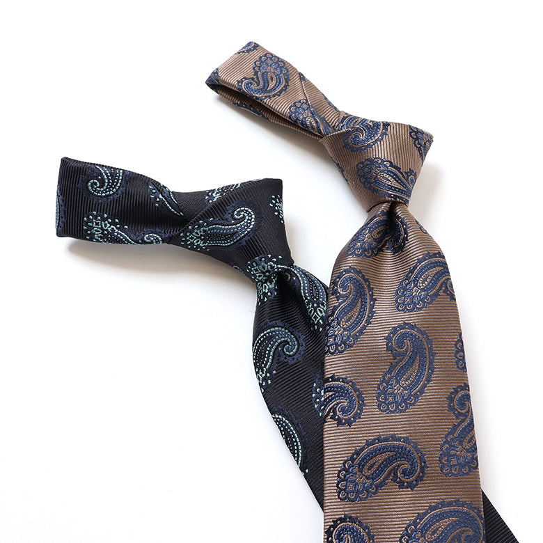 クラシックペイズリーネクタイ【Made in Italy】