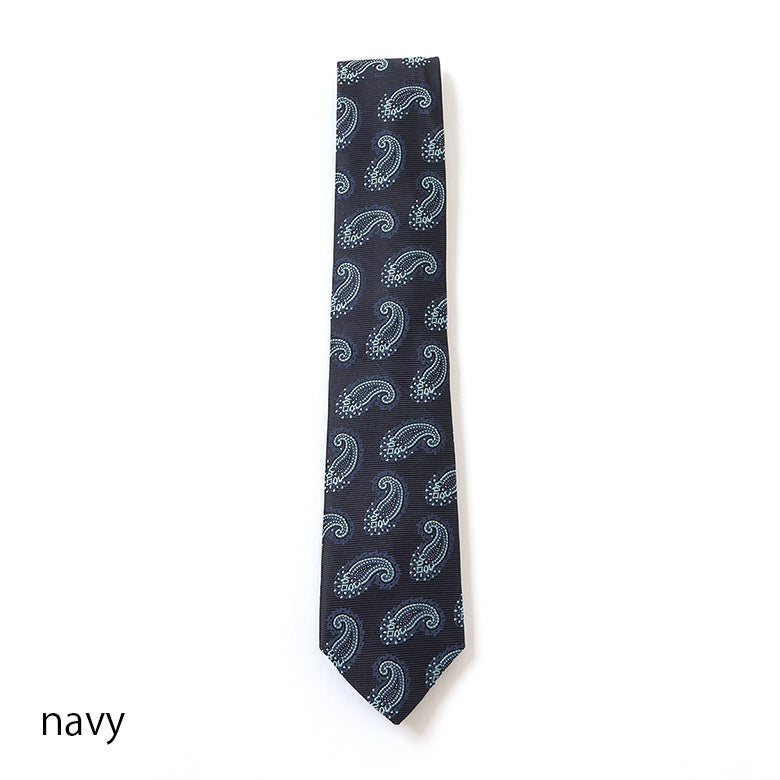 クラシックペイズリーネクタイ【Made in Italy】