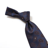 ミディアムペイズリーネクタイ【Made in Italy】