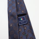 ミディアムペイズリーネクタイ【Made in Italy】