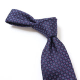ミニスクエア小紋ネクタイ【Made in Italy】
