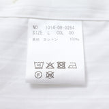 100双織ストライプセミワイドシャツ【Made in Japan】