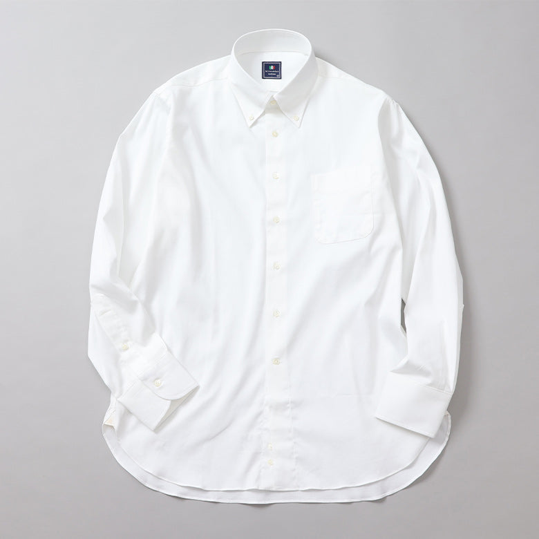 オックスストレッチボタンダウンシャツ【Made in Japan】