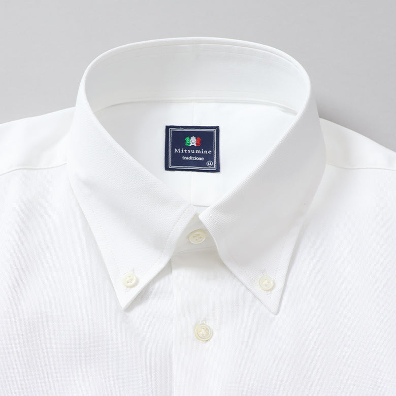 オックスストレッチボタンダウンシャツ【Made in Japan】