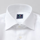 ヘリンボーンセミワイドシャツ【Made in Japan】