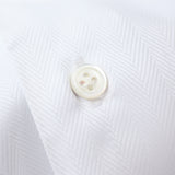 ヘリンボーンセミワイドシャツ【Made in Japan】