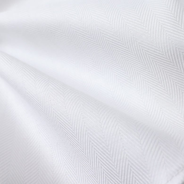 ヘリンボーンセミワイドシャツ【Made in Japan】