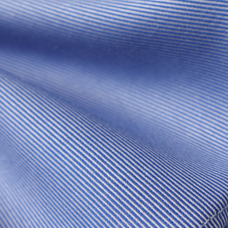 ブルーツイルセミワイドシャツ【Made in Japan】