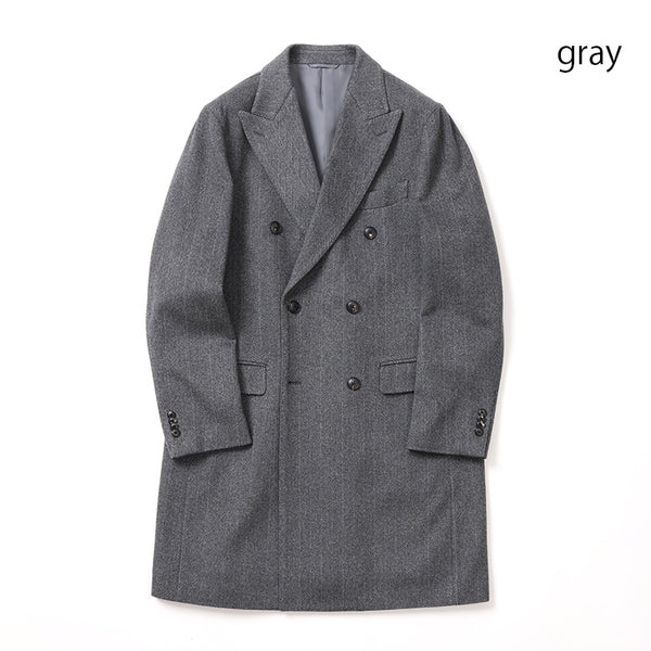 MTRカシミヤダブルチェスターコート【Made in Japan】