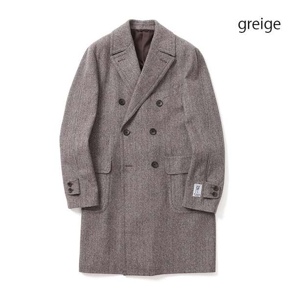 尾州ツィードヘリンボーンアルスターコート【Made in Japan】