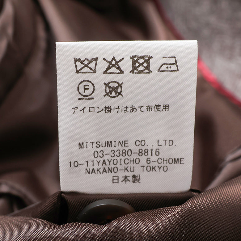 尾州ツィードヘリンボーンアルスターコート【Made in Japan】