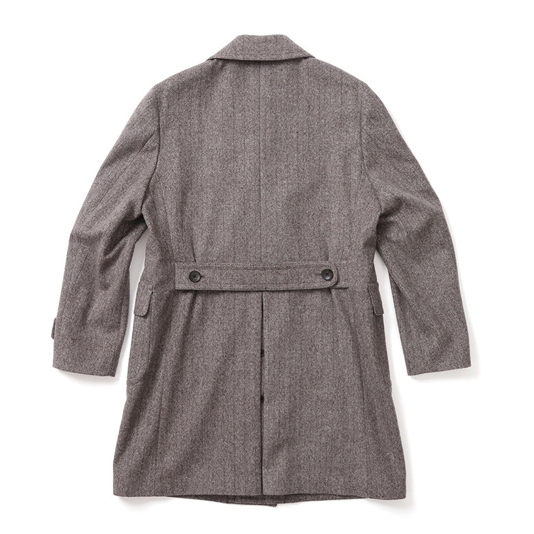 尾州ツィードヘリンボーンアルスターコート【Made in Japan】
