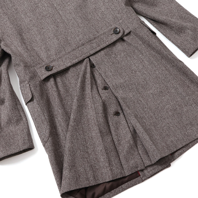 尾州ツィードヘリンボーンアルスターコート【Made in Japan】