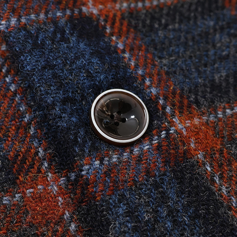 ハリスツィードチェックチェスターコート【Made in Japan】