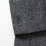 ハリスツィードヘリンボーンチェスターコート【Made in Japan】