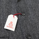 ハリスツィードヘリンボーンチェスターコート【Made in Japan】