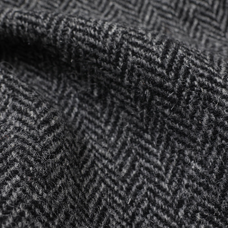 ハリスツィードヘリンボーンチェスターコート【Made in Japan】